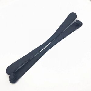 Плоскі широкі ручки 45 см для сумки-конструктор, чорні
