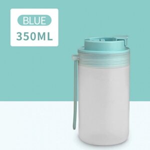 Портативна пляшка для напоїв Japanese 350 мл - блакитна