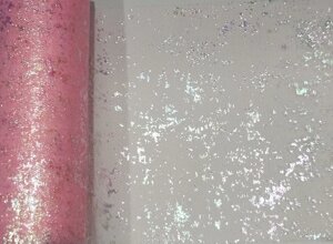 Тканина фатин Присипка світло-рожевий 15 см