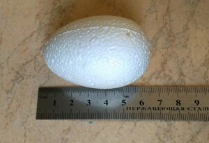 Яйце пінопластове 6 см