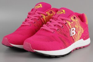 Кросівки унісекс жіночі рожеві Bona 114А Бона сітка літні Розміри 36