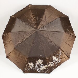 Зонт жіночий складний коричневий напівавтомат хамелеон Bellissimo