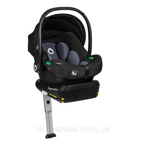 База з автокріслом lionelo astrid I-SIZE SET BLACK GREY