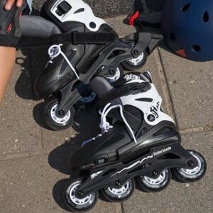 Дитячі фріскейт ролики Rollerblade black Fury 2021