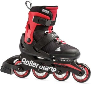 Дитячі розсувні ролики Rollerblade Microblade red, розміри: 28-32, 33-36,5, 36,5-40,5 33-36,5