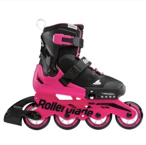 Дитячі розсувні ролики rollerblade microblade G BLACK/NEON PINK 2021 33-36,5