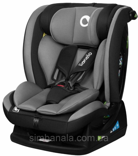 Дитяче автокрісло lionelo AART I-SIZE GREY graphite