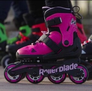 Ролики рожеві rollerblade microblade G PINK 33-36,5