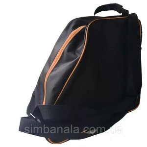 Сумка для роликів чи ковзанів Sport Gear black/orange, розміри 42х20х38см (30L), вміщуються ролики, шлем, захист та вода