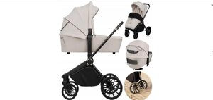 Універсальна коляска 2 в 1 lionelo MIKA PLUS 2IN1 BEIGE SAND