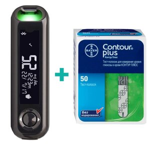 Глюкометр Contour Plus ONE- Контур Плюс Ван +50 тест-смужок