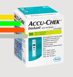 Тест смужки Акку Чек Инстант 50 шт. - Accu Chek Instant, Roche