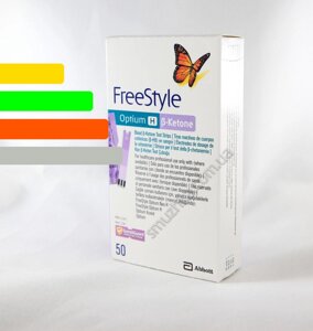 Тест смужки Freestyle Бета-Кетони # 50 - FreeStyle Optium β-Ketone