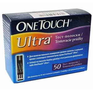 Тест-смужки One Touch Ultra # 50 - Ван Тач Ультра