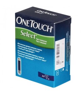 Тест-смужки One Touch Select # 50 - ВанТач Селект # 50 шт.