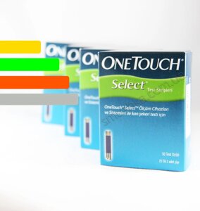 Тест смужки для глюкометра OneTouch Select # 50 - Ван Тач Селект - АКЦІЯ від 5 упаковок!