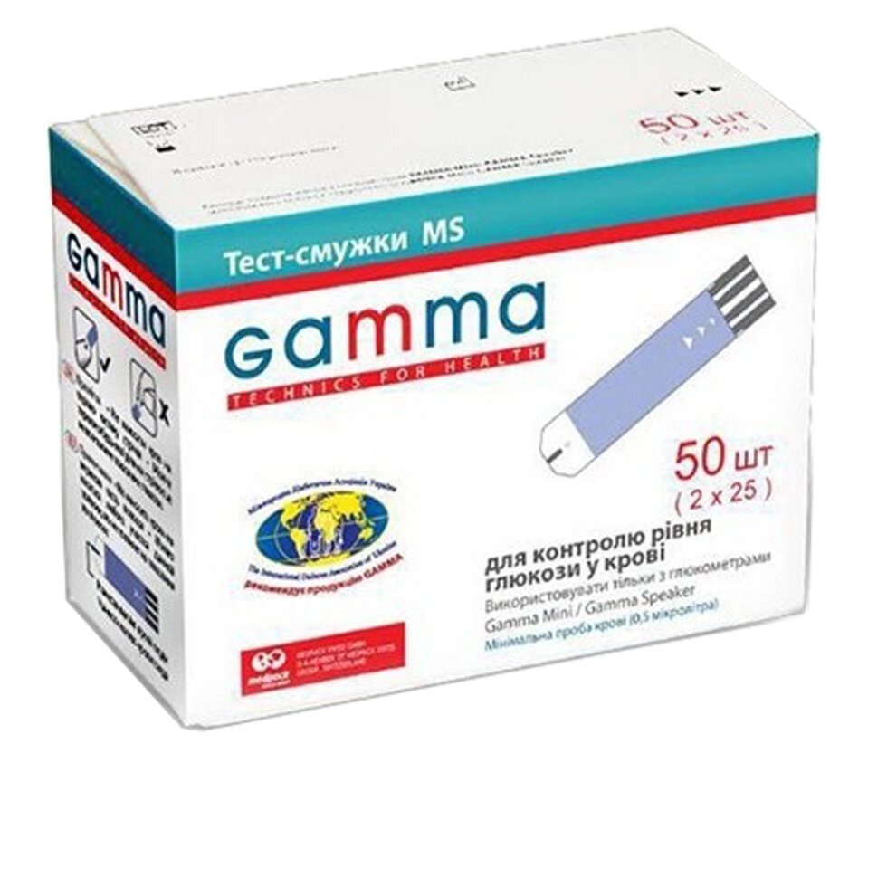 Тест смужки Гамма МС # 50, Gamma MS # 50 від компанії Smuzhka. com - фото 1