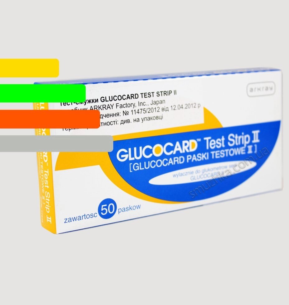 Тест-смужки Глюкокард 2, 50 шт. - Glucocard II # 50 Arkray від компанії Smuzhka. com - фото 1