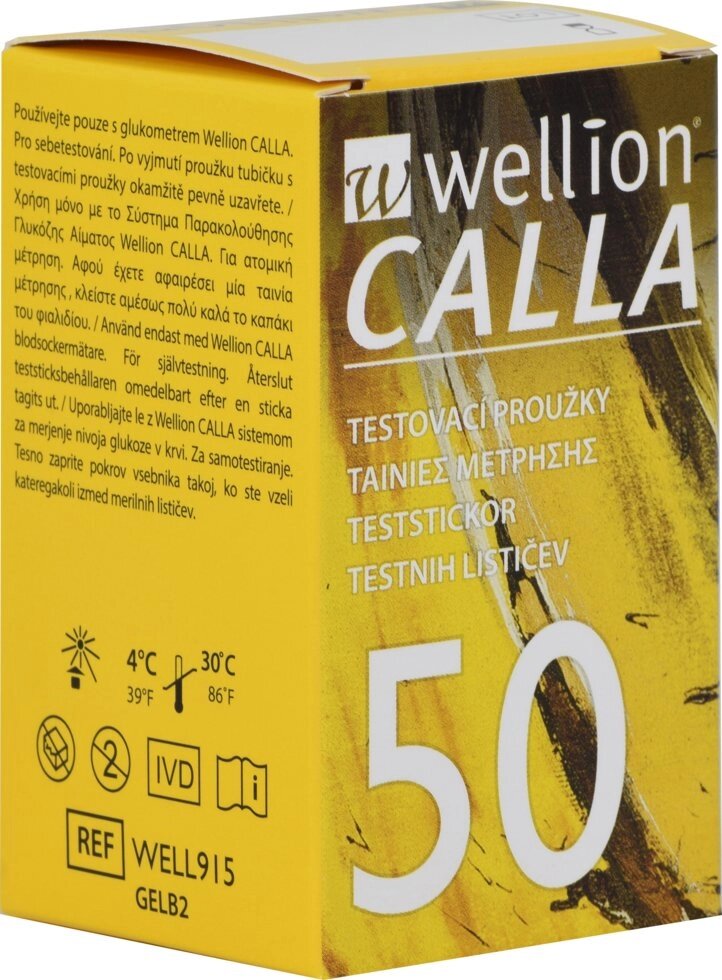 Тест-смужки Wellion CALLA # 50, Велліон Калла від компанії Smuzhka. com - фото 1