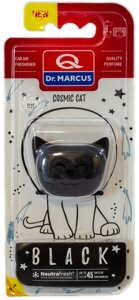 Ароматизатор Dr. Marcus Cosmic Cat Black (Чорний) підвісний; на дефлектор