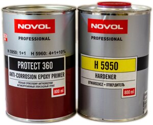 Грунт епоксидний 1:1 0.8 л NOVOL Protect 360 (затв. 5950 - 800 мл) Anti-Corrosion