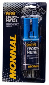 Клей епоксидний для металу 30 г Monnal Epoxy-Metal (в шприці)