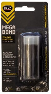 Клей (холодна зварка) для металу 40 г K2 Mega Bond (пластилін)