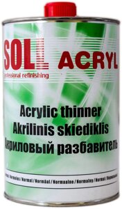 Розчинник для акрилових виробів 1 л SOLL Acryl