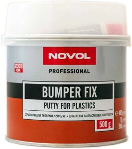 Шпаклівка для пластику 0.5 кг NOVOL Bumper Fix (темно-сіра)