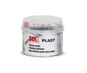 Шпаклівка для пластику 1.0 кг SOLL Plast (чорна)