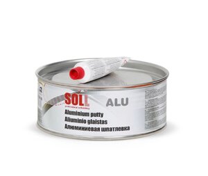 Шпаклівка з алюмінієм 1.0 кг SOLL Alu (теплостійка)