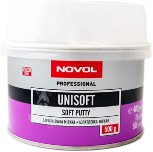 Шпаклівка універсальна 0.5 кг NOVOL UniSoft (м`яка)