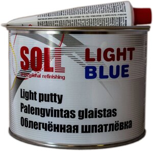 Шпаклівка універсальна 1.5 л SOLL Light Blue (м`яка, синя)