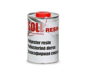 Смола поліефірна 1.0 кг Resin SOLL (із затвердником)