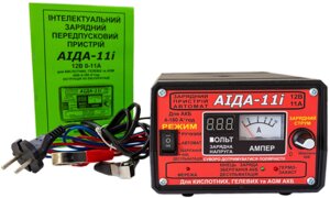 Зарядний пристрій 12 В 11 А 240 В Аіда 11i (амперметр+дисплей)