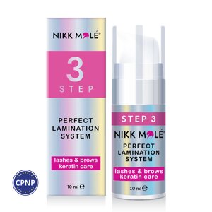 Кератиновий догляд для вій та брів Nikk Mole Perfect lamination STEP №3 (keratin care)