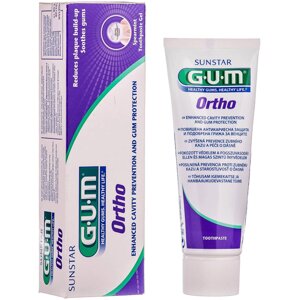 Зубна паста GUM Ortho Гам Орто, 75 мл, для брекетів