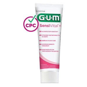 Зубна паста GUM sensivital+ гам сенсівітал+для чутливих зубів, 75 мл