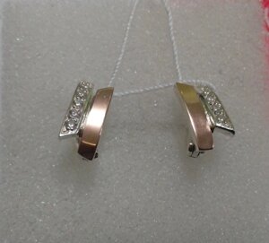 Сережки срібло і золото Тая в Київській області от компании Silver Sea