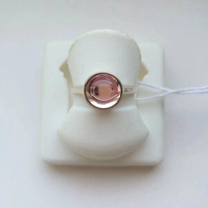 Кільце зі срібла з рожевим улексітом Челсі