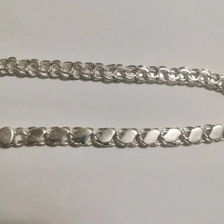 Срібний чоловічий браслет Мікс від компанії Silver Sea - фото 1