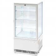 Вітрина вертикальна холодильна Stalgast 78 л з LED біла 852173
