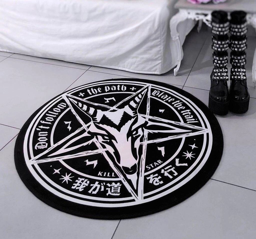 Готичний килимок на підлогу "Бафомет"(KillStar) 89cm/35 ##от компании## TERRA-X - ##фото## 1