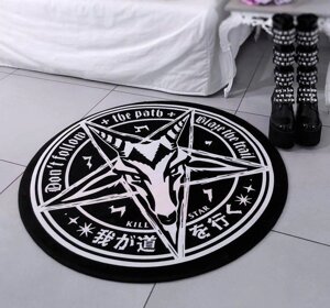 Готичний килимок на підлогу Бафомет (KillStar) 89cm/35
