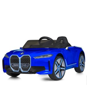 Дитячий Електромобіль BMW i4 машина Bambi JE1009EBLR-4(4WD) EVA mp3 шкіра 86W 115 см