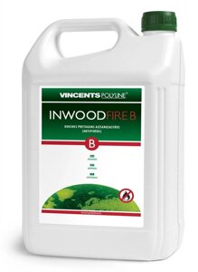 Антипірен Inwood Fire B, червоний, 1 litre, Vincents Polyline