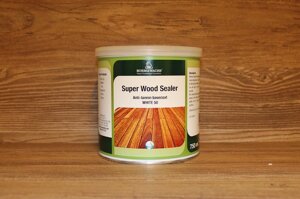 Бар'єрний ґрунт для деревини з таніном, Super Wood Sealer, Borma Wachs, Decoration Line, Білий, 750 мл.