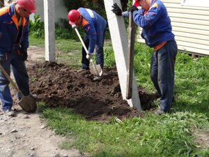 Установка опор ліній електропередач в Україні