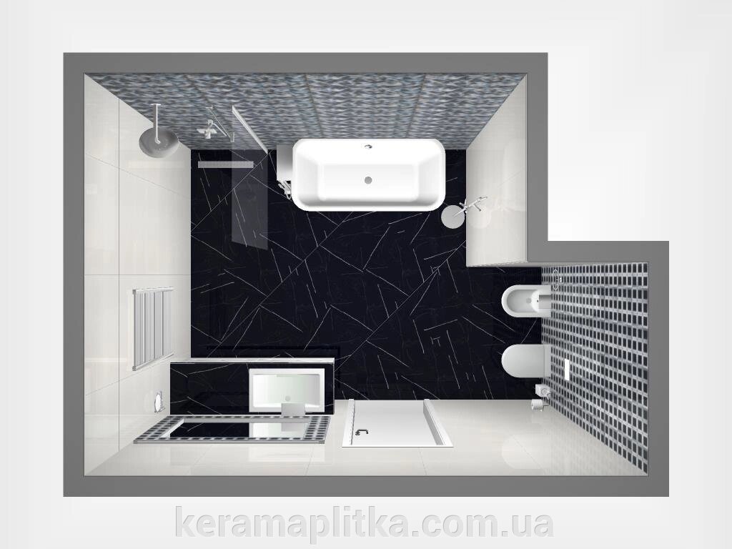 3D візуалізація інтер'єру від компанії Магазин "Керама" м.Кременчук - фото 1
