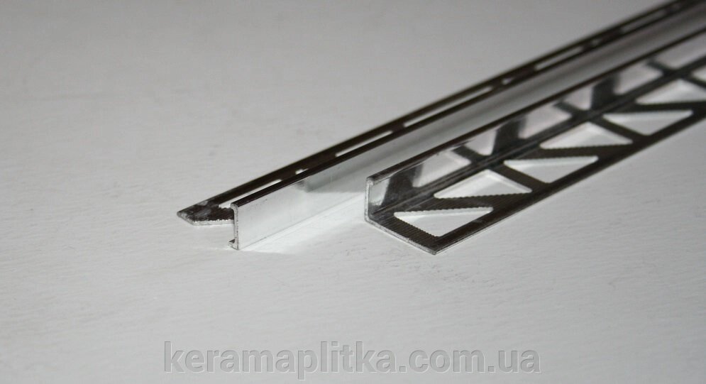 Алюмінієвий профіль-кутник прямий ALL 10/270s, 10мм / 2,7м "срібло", анодований, ТМ "MADA" від компанії Магазин "Керама" м.Кременчук - фото 1